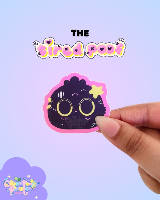 The Tired Poof | Die-Cut Vinyl Decal