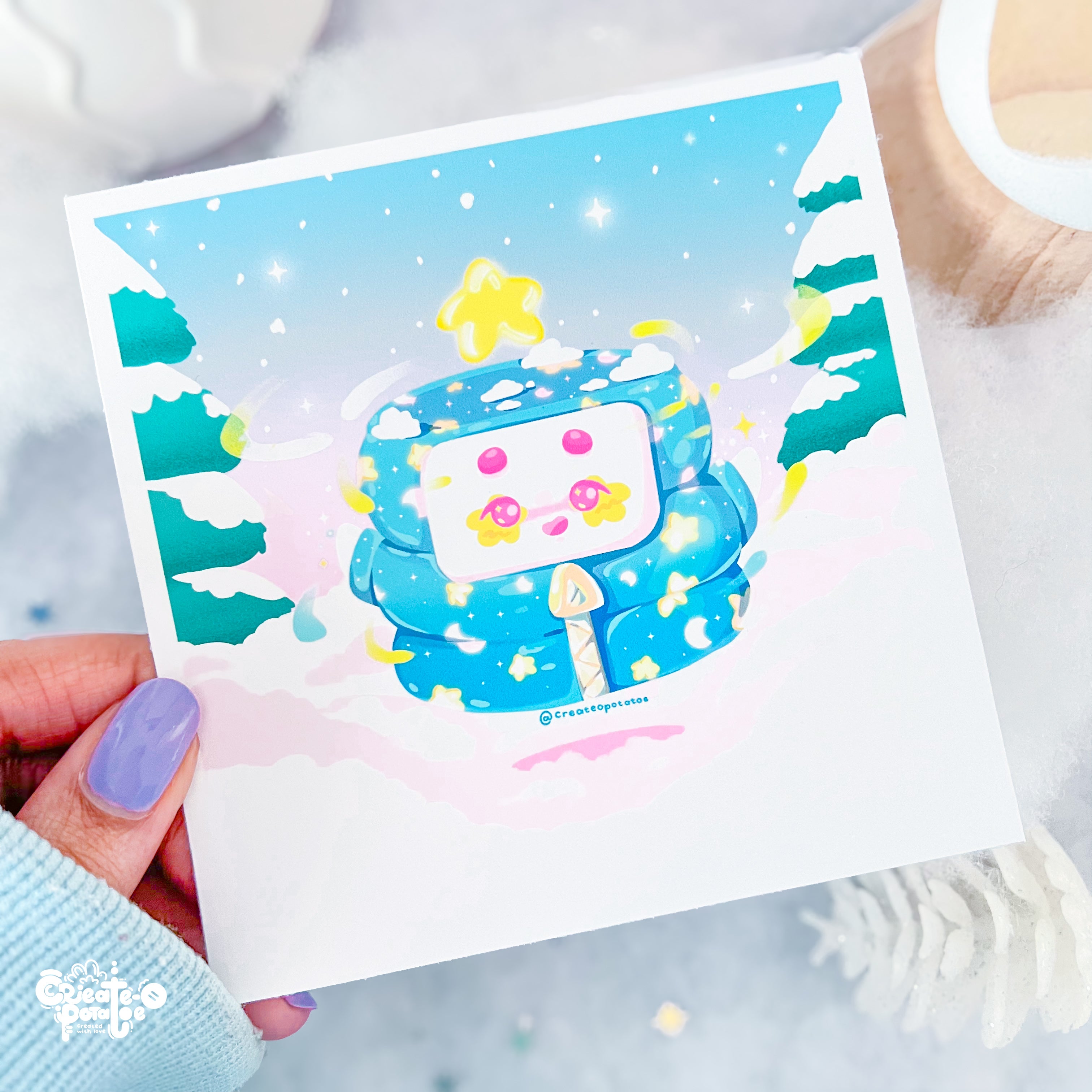 成功的雪天 | 艺术印刷