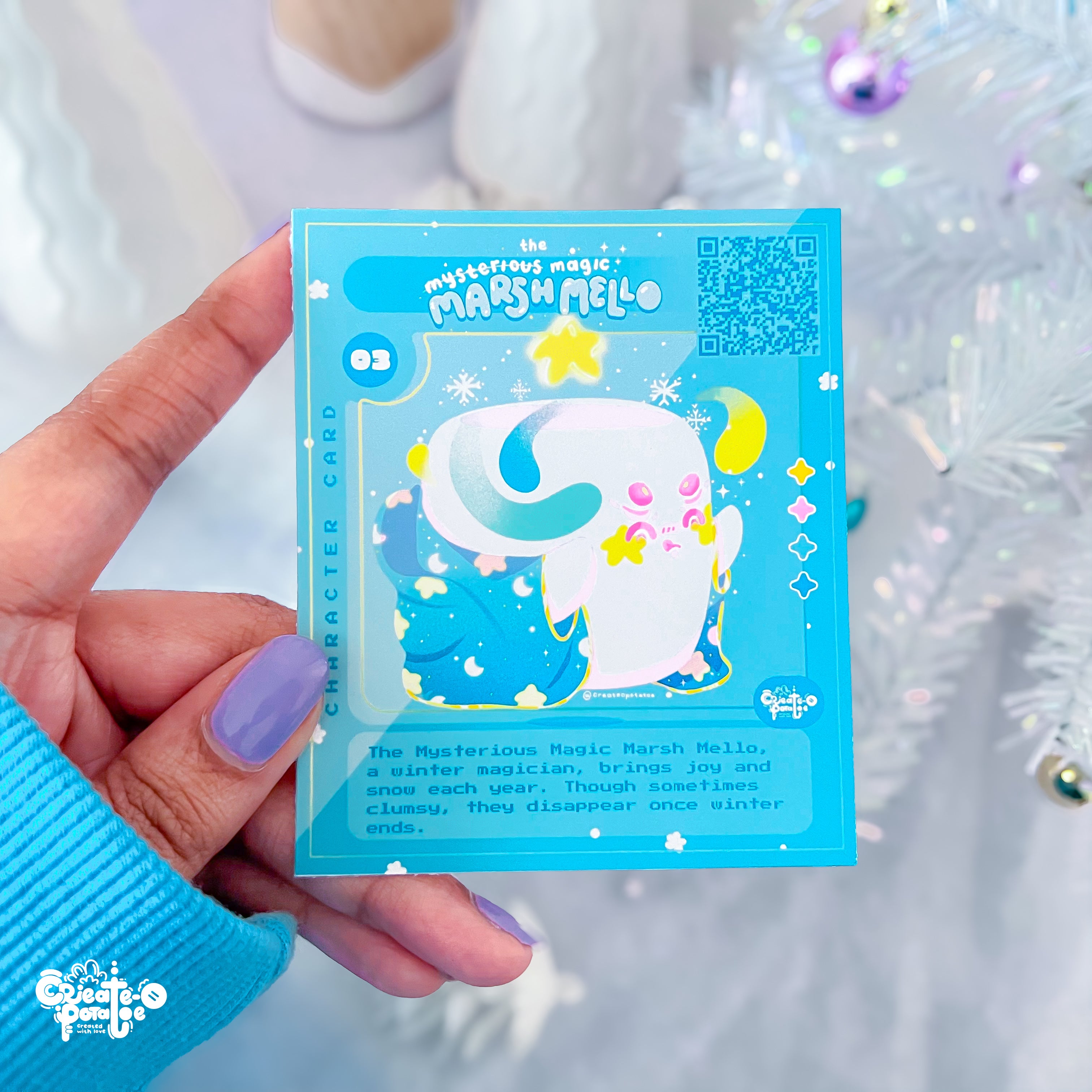 成功的雪天 | 闪光环氧亚克力钥匙扣