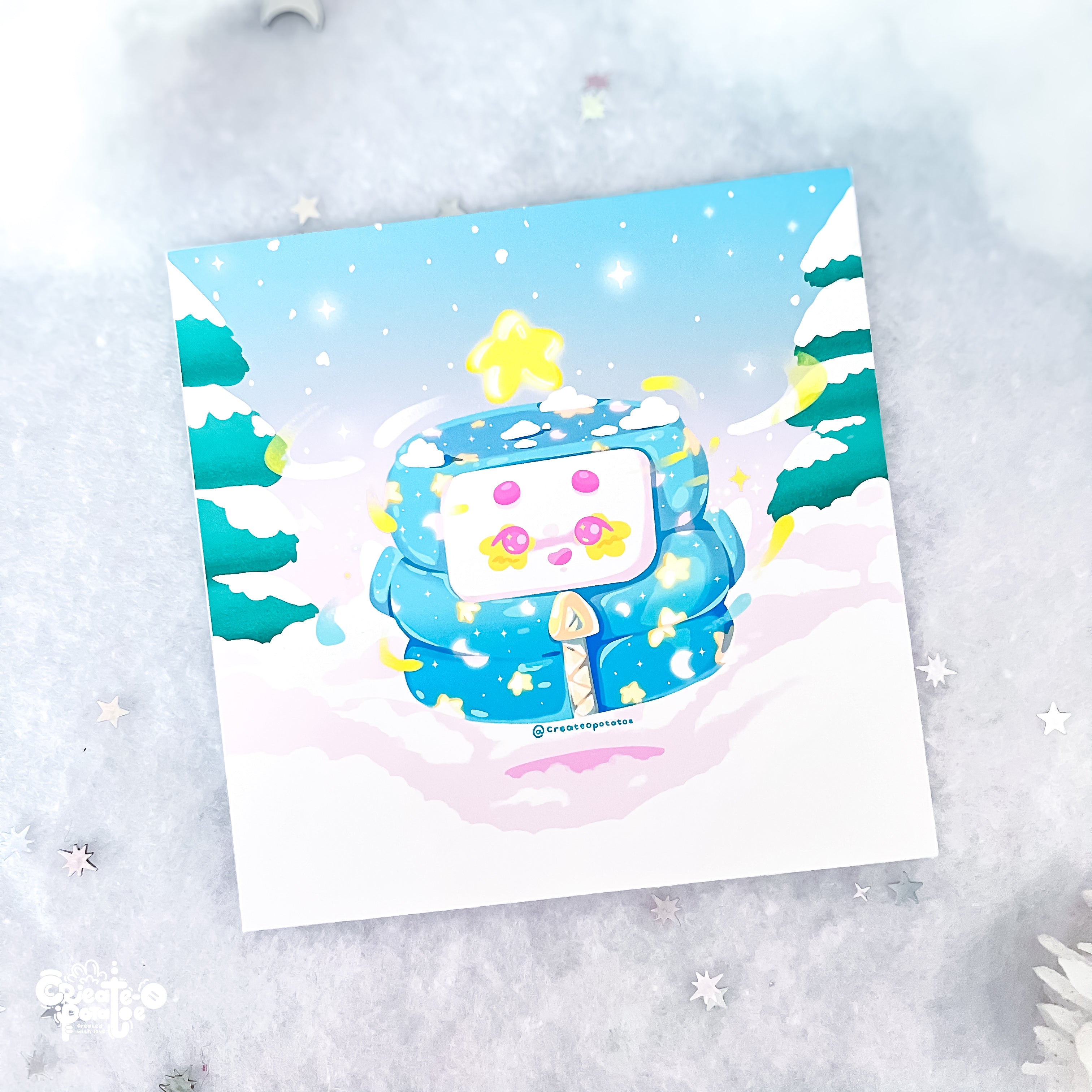 成功的雪天 | 艺术印刷