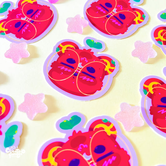 Sarcastic Bear | 2 Die-cut stickers