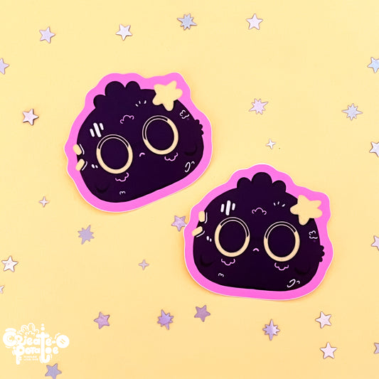 The Tired Poof | 2 Die-Cut Vinyl Decal