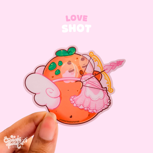 Love Shot! | Potatoe Kawaii Matte Die-Cut Sticker
