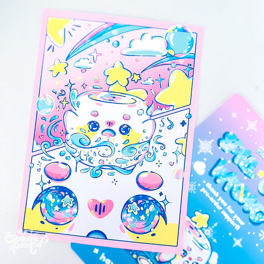 神秘的魔法沼泽梅洛和杯子!| 印刷品