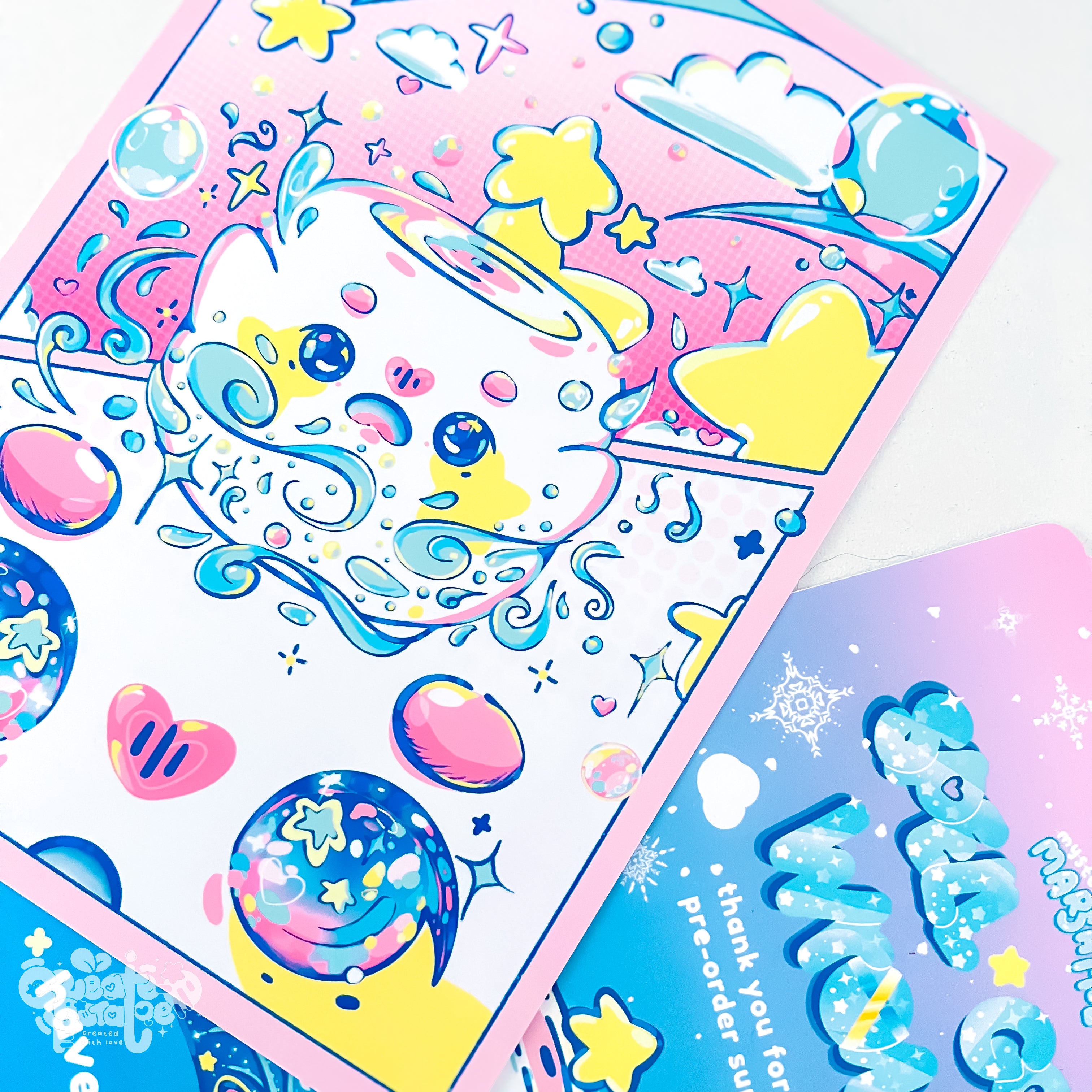 神秘的魔法沼泽梅洛和杯子!| 印刷品