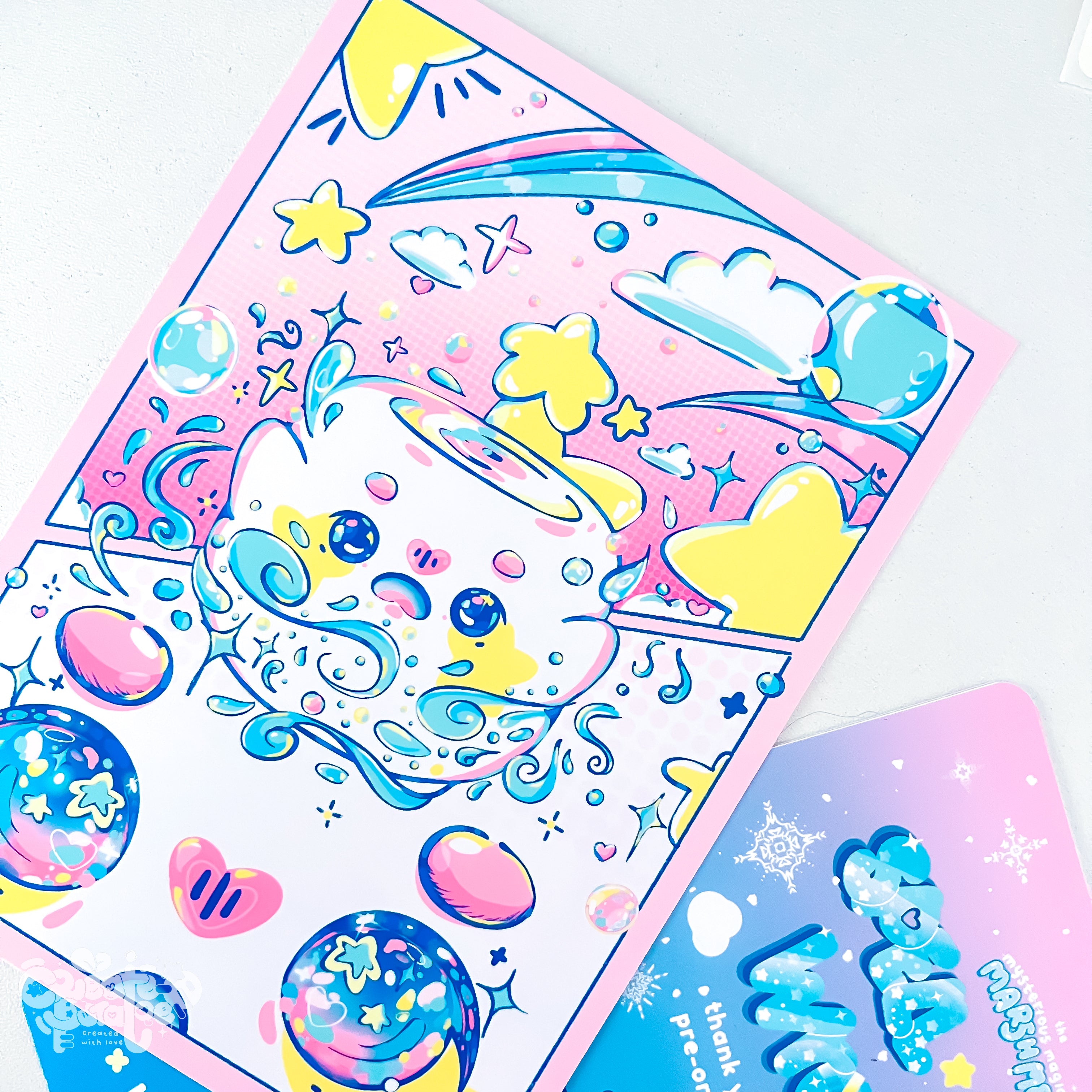 神秘的魔法沼泽梅洛和杯子!| 印刷品