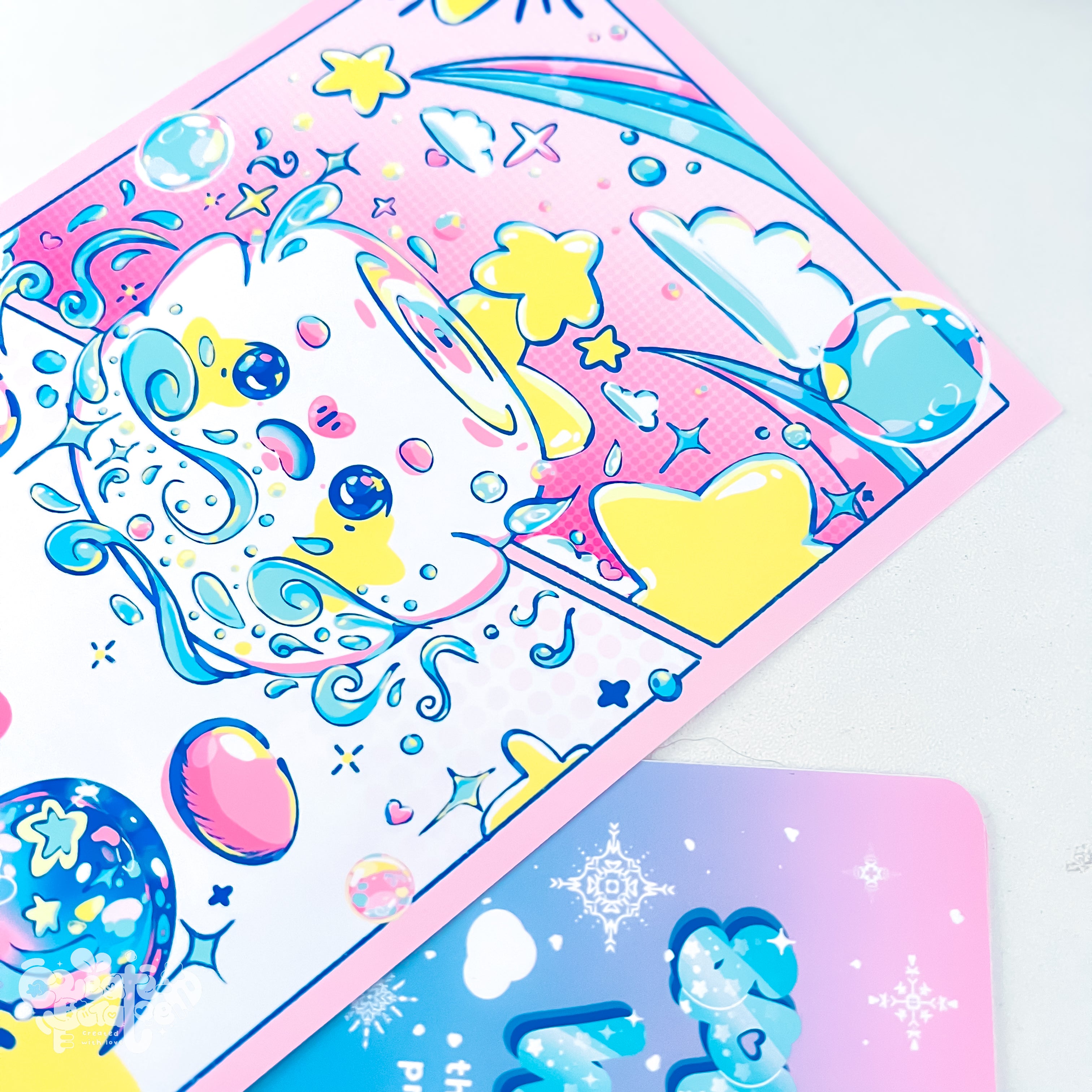 神秘的魔法沼泽梅洛和杯子!| 印刷品