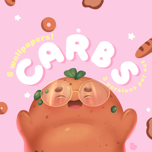 CARBS! Productive Potatoe Digital Downloads | iOS, iPadOS, & android compatible by Create-O Potatoe®