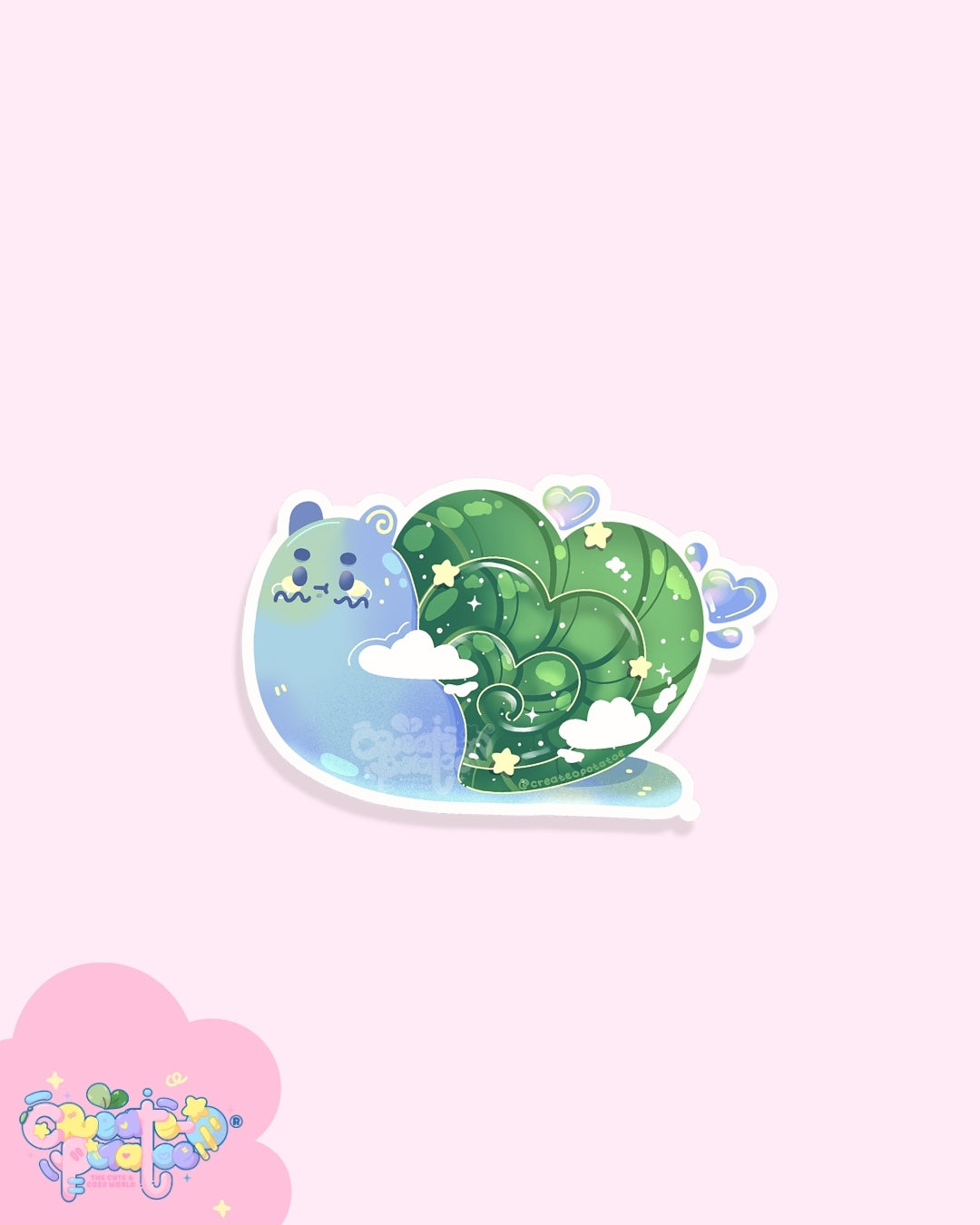 Demarcus the Snail | Die-Cut Vinyl Decal