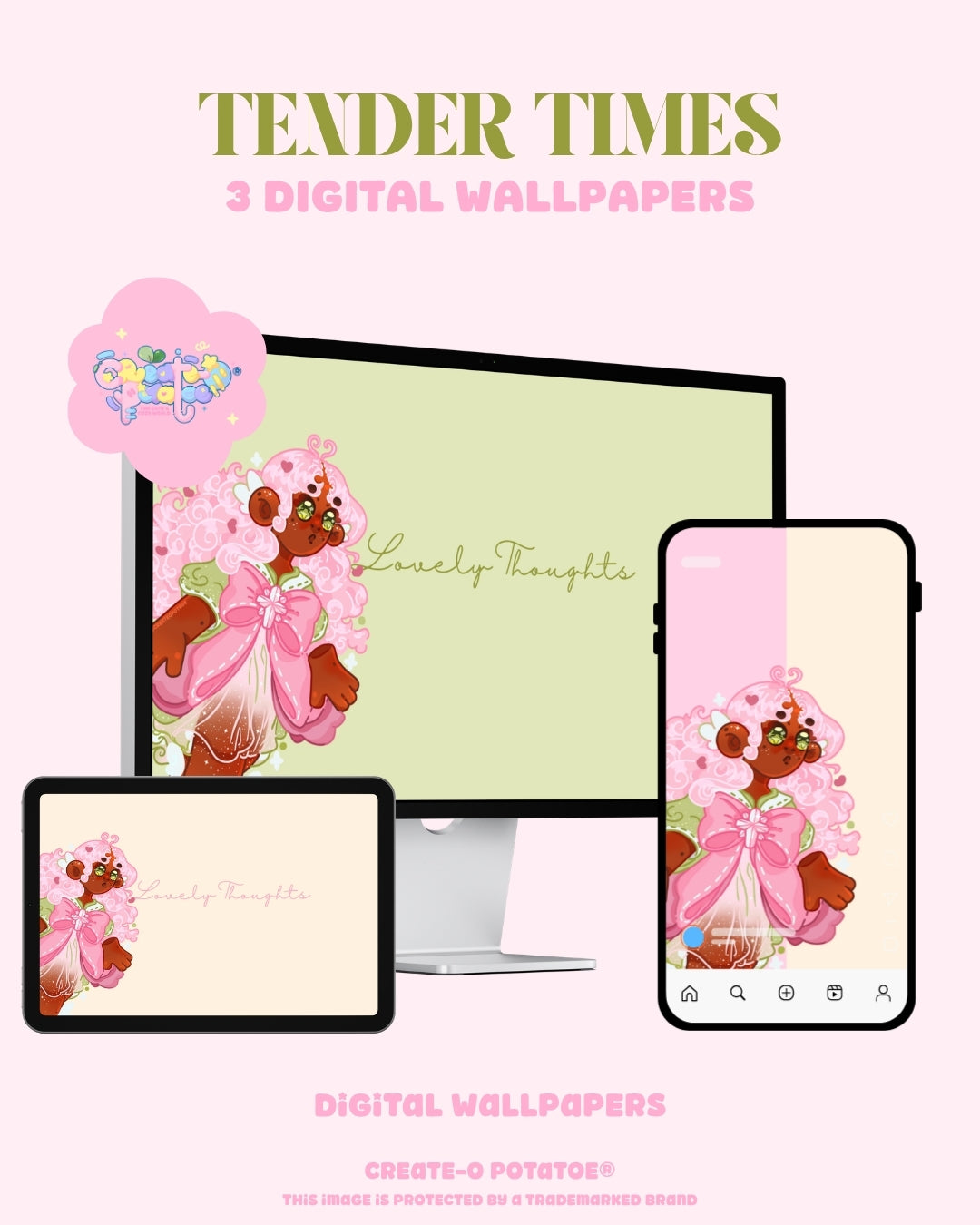 Tender Times | February Wallpapers