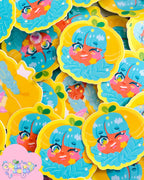 Luna Lemon Pack | Cute Vinyl Stickers With Various Finishes