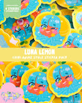 Luna Lemon Pack | Cute Vinyl Stickers With Various Finishes