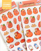 Cutie Carbs | Productive Potatoe Stationery Sticker Sheet