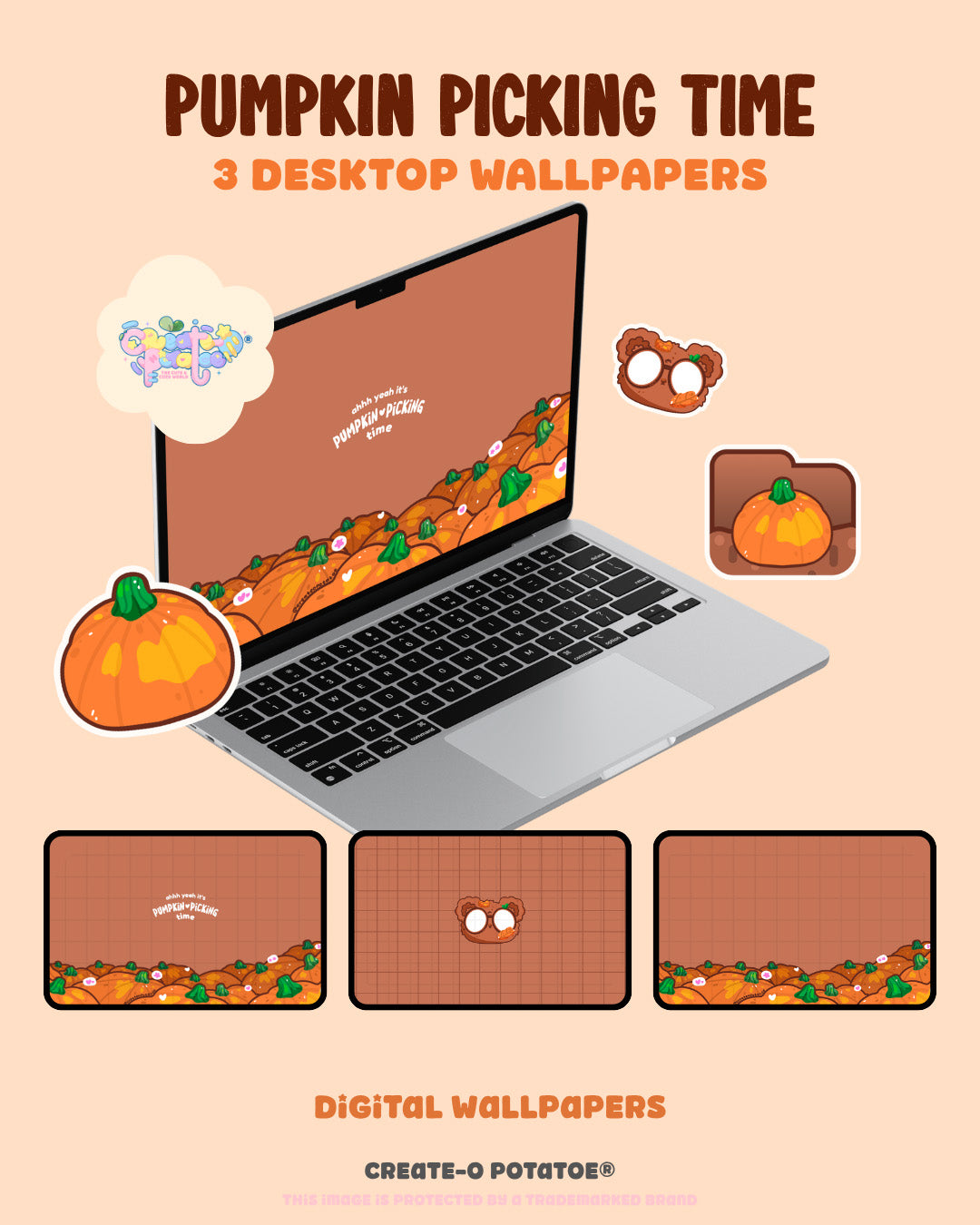 It's Pumpkin Picking Time | Mini Theme | iOS & Android Compatible