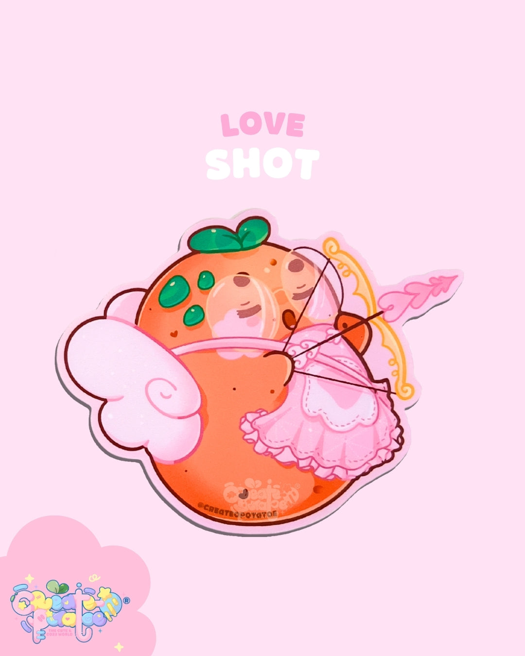 Love Shot! | Potatoe Kawaii Matte Die-Cut Sticker