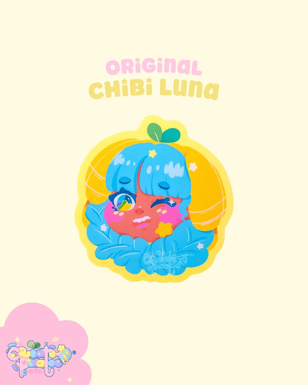 Luna Lemon Pack | Cute Vinyl Stickers With Various Finishes