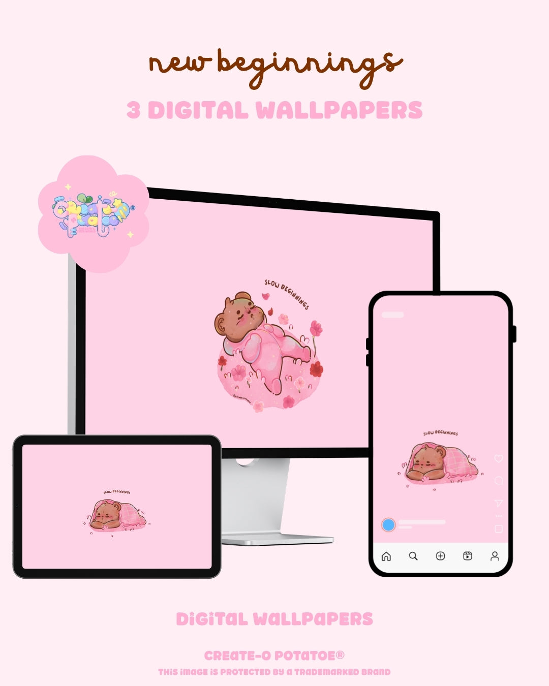 New Beginnings | January Wallpapers