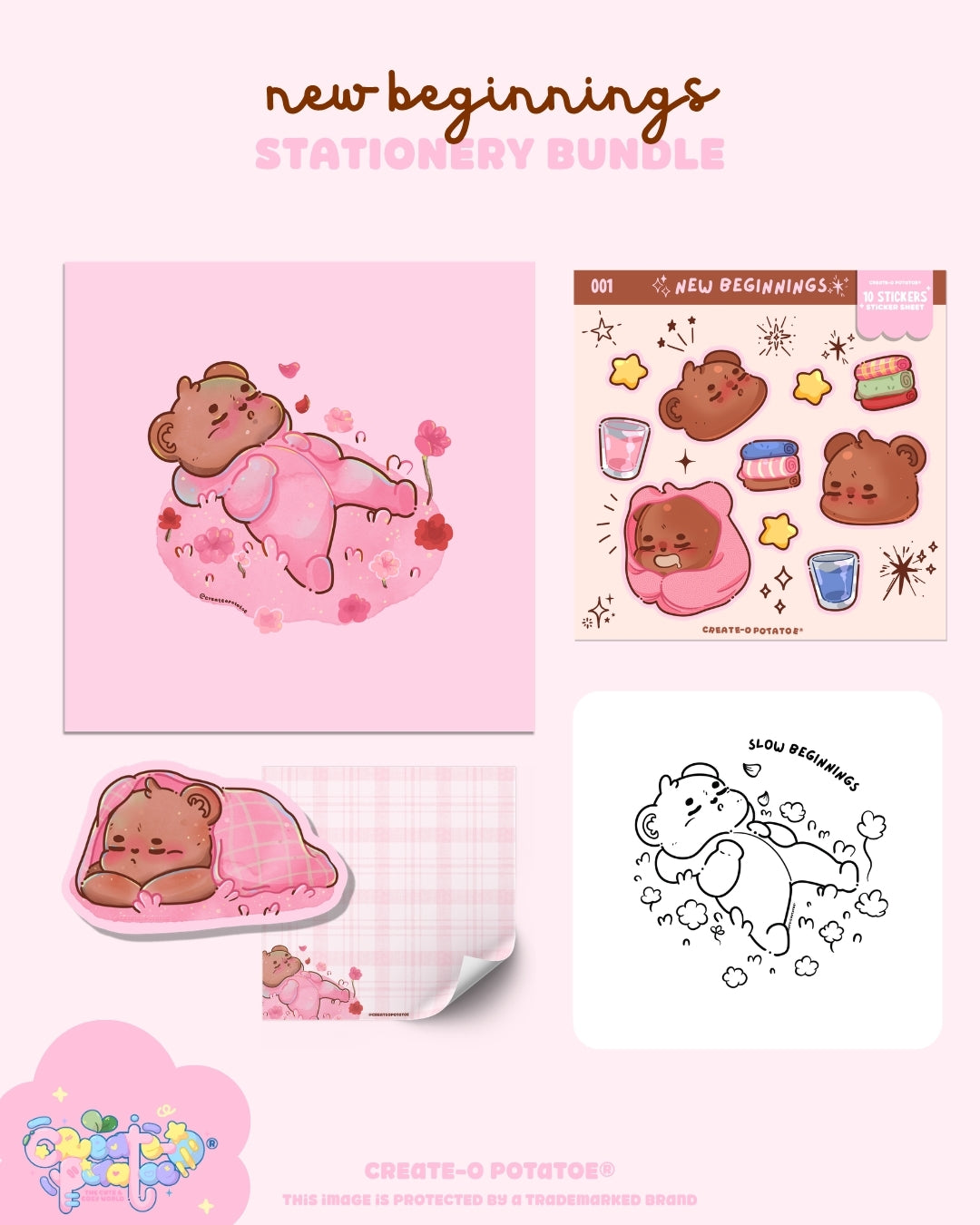 New Beginnings | January Potatoe Mail Bundles