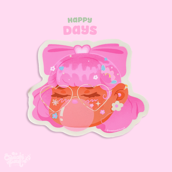 Happy Days | Matte Sticker | Die-Cut Vinyl Decal