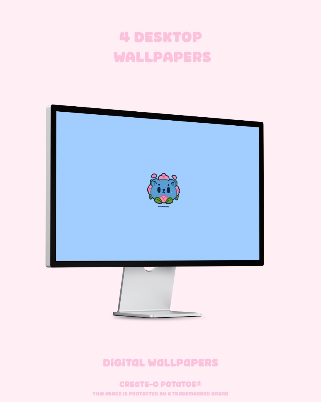 Tulips & Teddy | April Wallpapers
