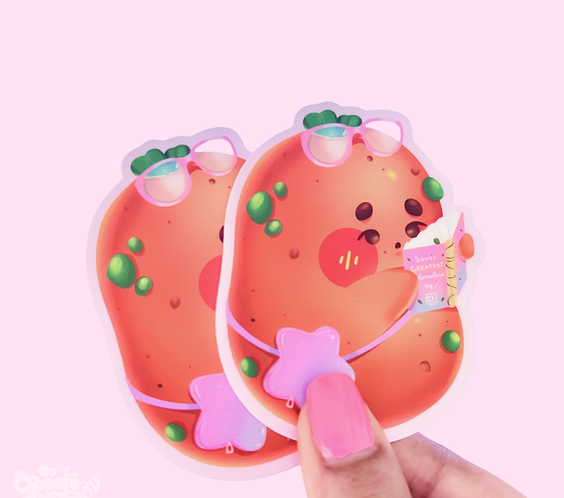 书虫土豆 |贴纸