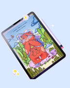 Where There's A Bee, There's Honey | coloring pages, tablet compatible