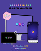 Arcade Night | June Wallpapers