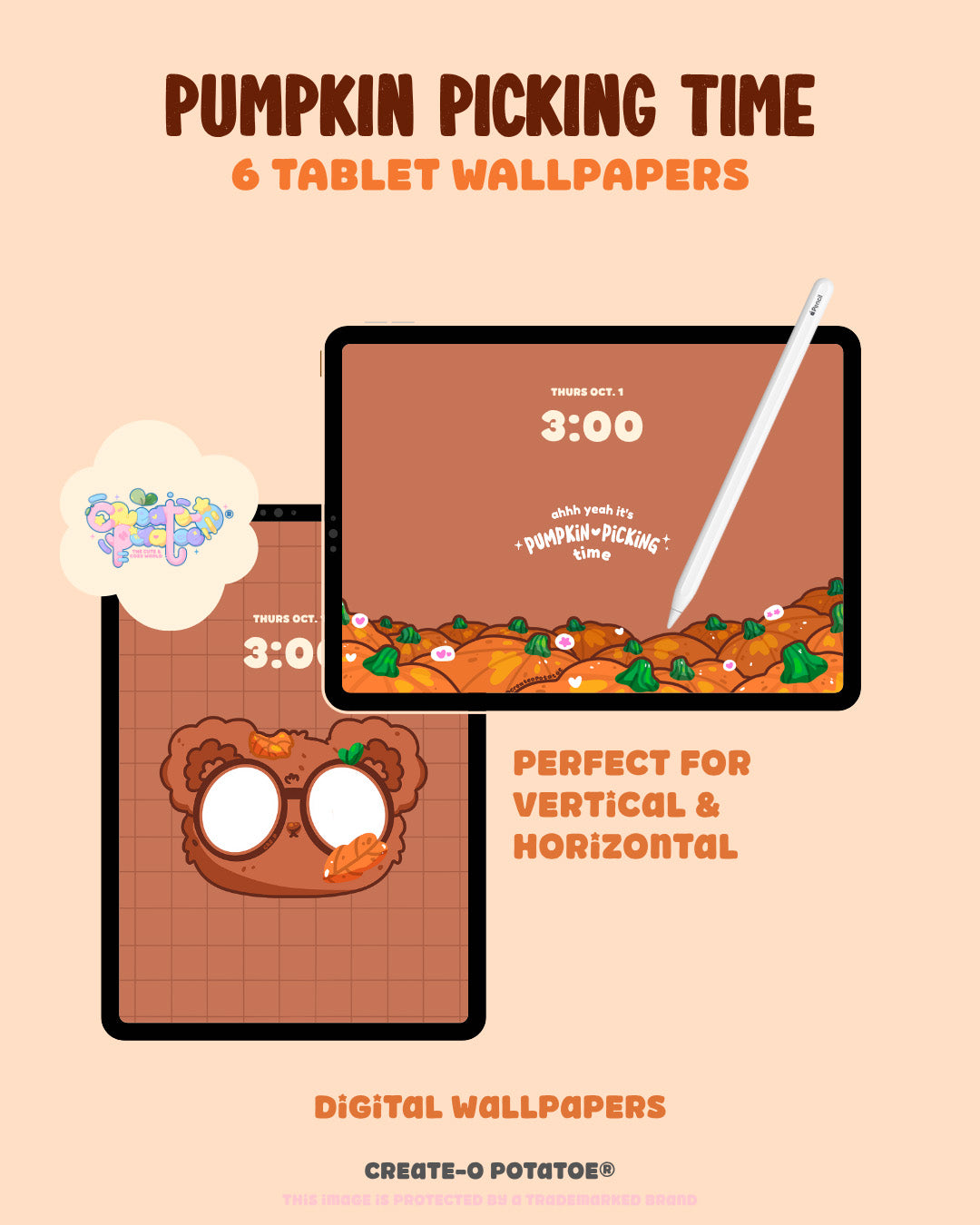 It's Pumpkin Picking Time | Mini Theme | iOS & Android Compatible