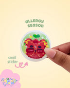 Sarcastic Bear: Allergy Season | 2 Die-cut stickers