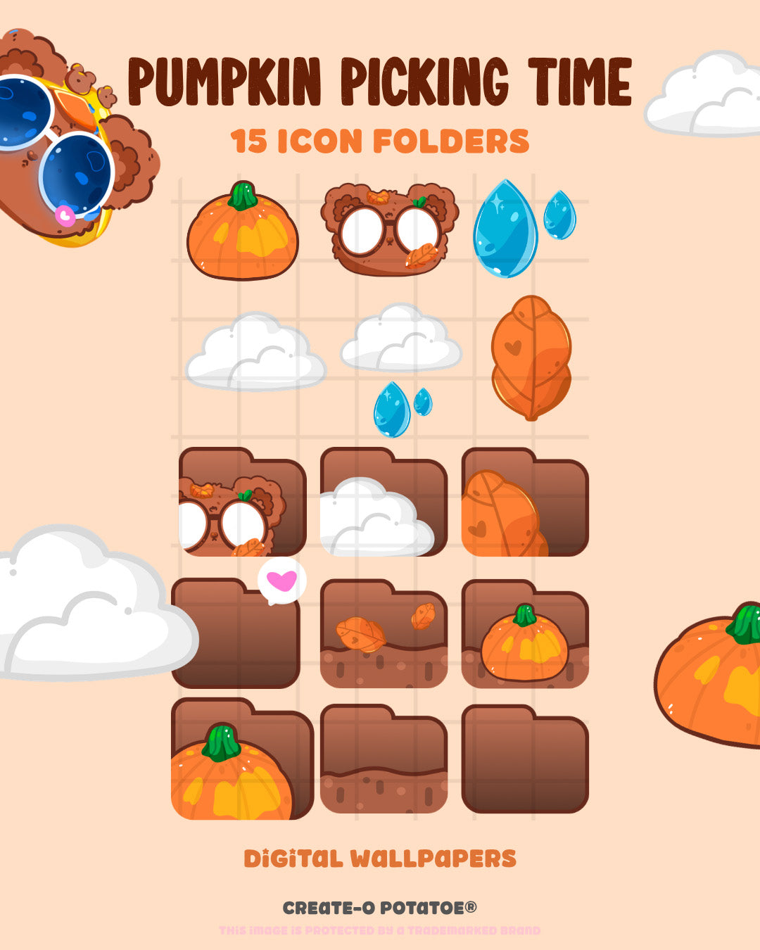 It's Pumpkin Picking Time | Mini Theme | iOS & Android Compatible