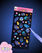 Galax Sea | 37 Stationery Sticker Sheets
