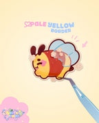 Bee Happy | Matte Die-Cut Vinyl Sticker