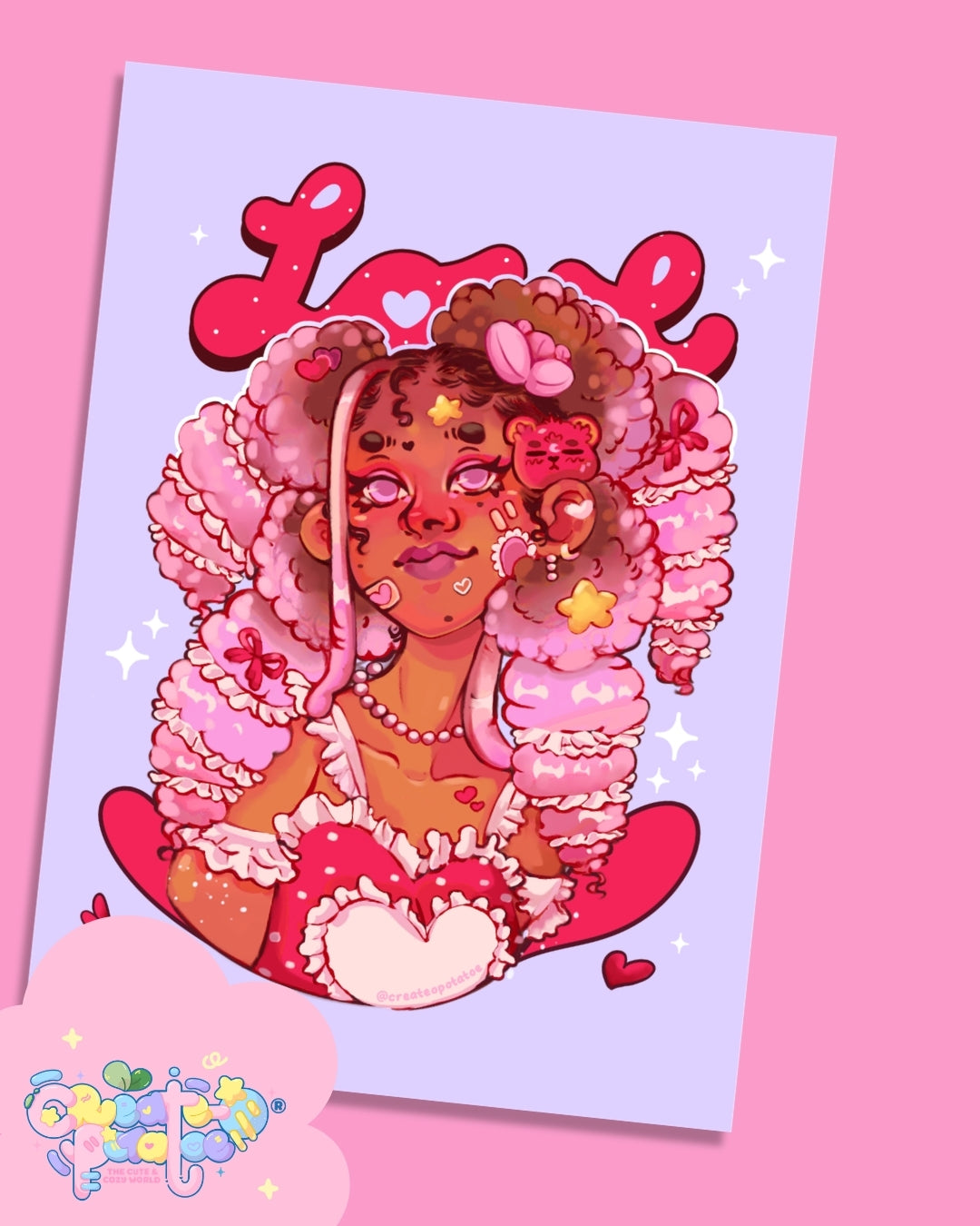 Love Day | Satin Art Prints | Office Decor & Home Decor