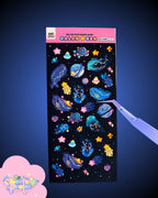 Galax Sea | 37 Stationery Sticker Sheets