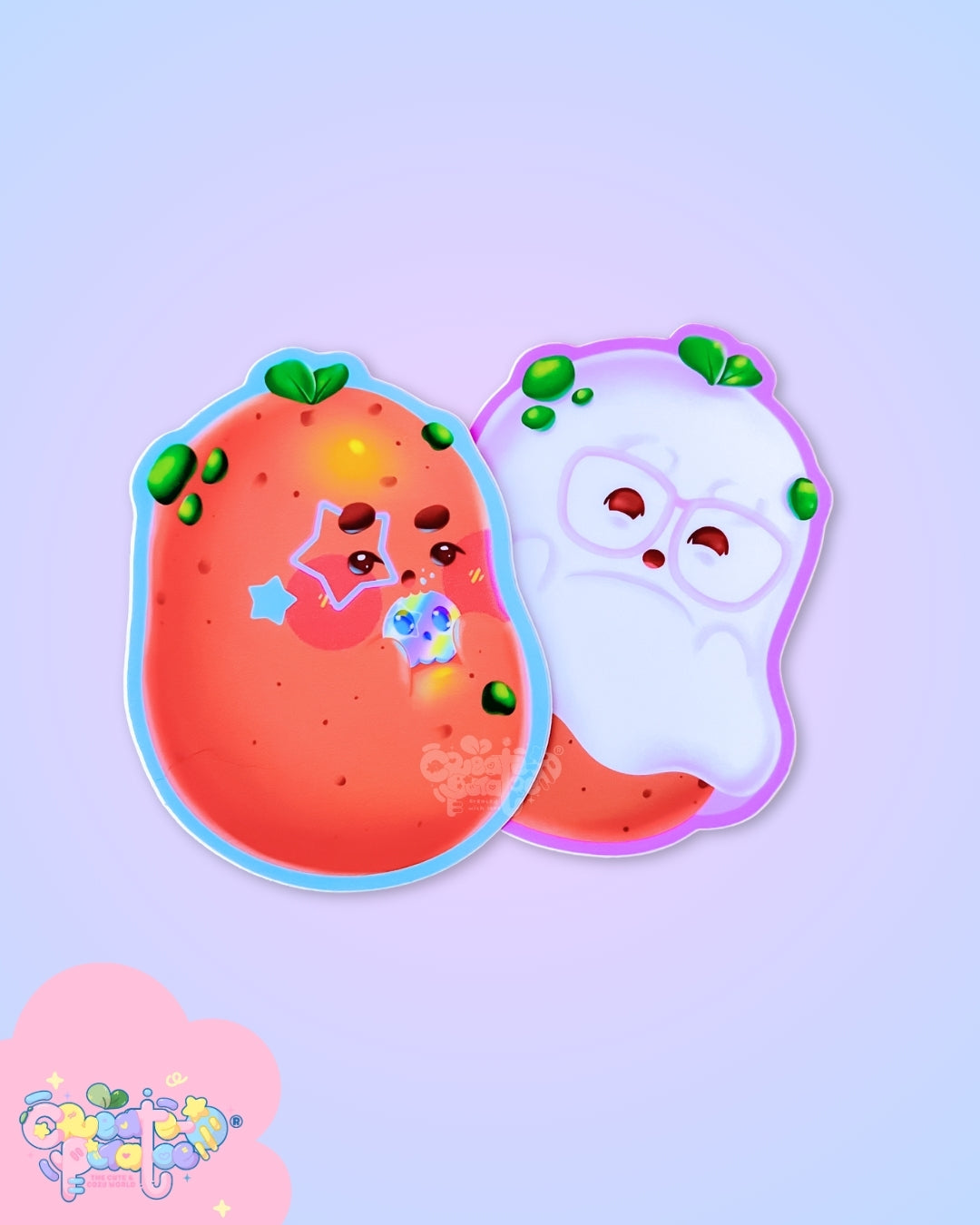 Spooky Season Potatoes | Sticker Pack