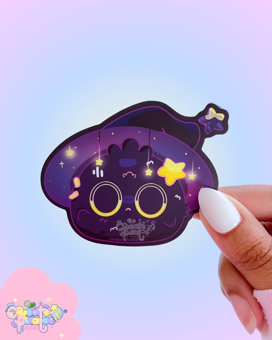 Tired Poof Magic | Matte Sticker | Die-Cut Vinyl Decal