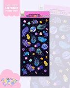 Galax Sea | 37 Stationery Sticker Sheets