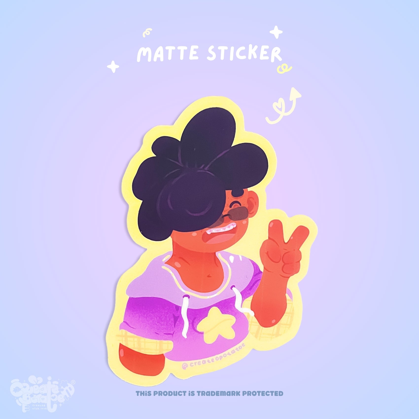 Black Joy Sticker Pack | Cute Vinyl Stickers With Various Finishes