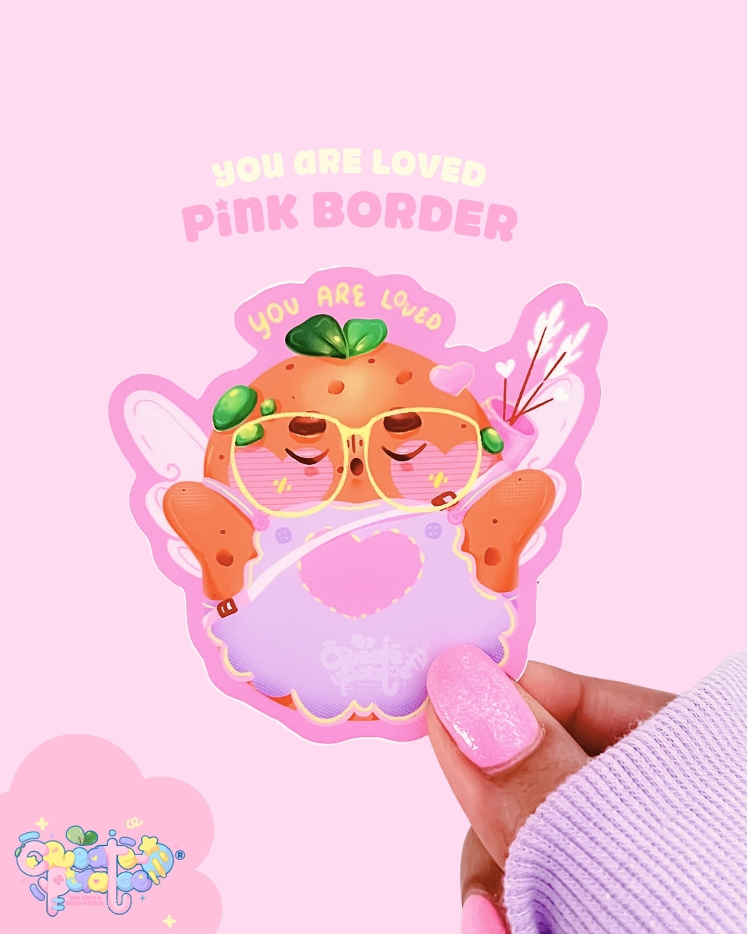 You Are Loved | Matte Stickers | Die-Cut Vinyl Decal