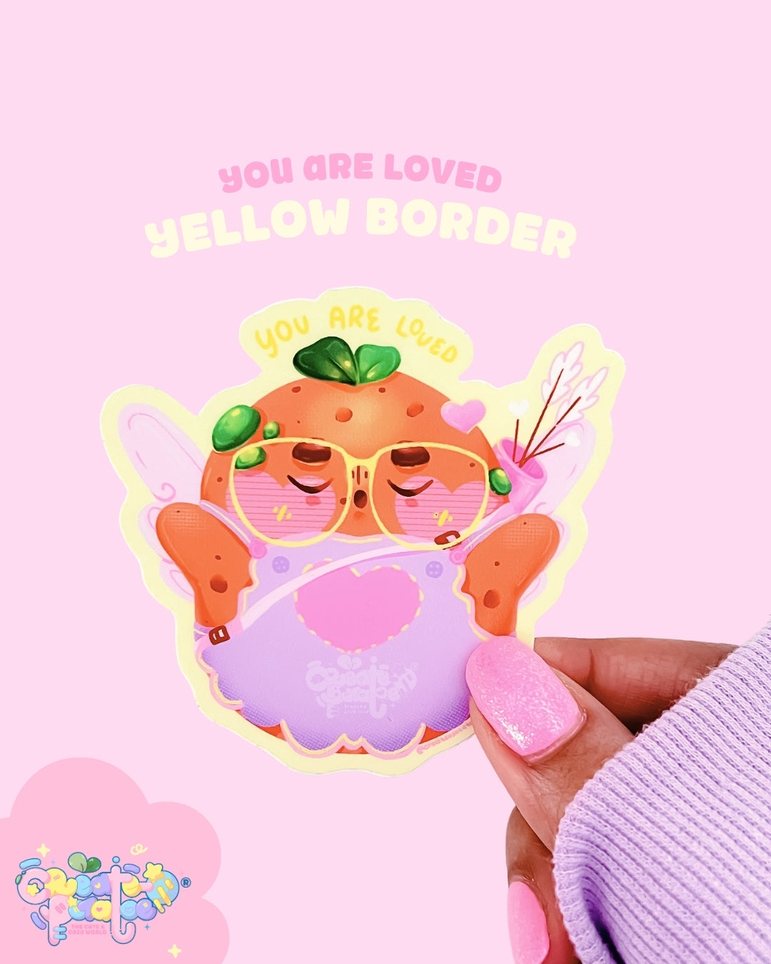 You Are Loved | Matte Stickers | Die-Cut Vinyl Decal