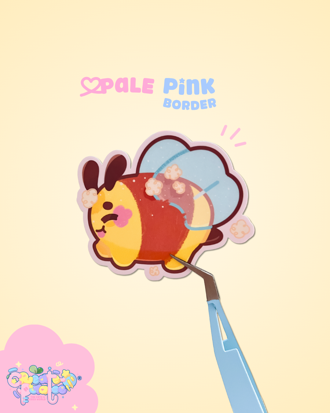 Bee Happy | Matte Die-Cut Vinyl Sticker