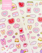 Love Letters | 45 Stickers Kawaii Stationery Sticker Sheets