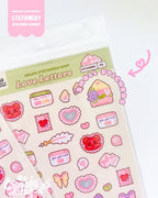 Love Letters | 45 Stickers Kawaii Stationery Sticker Sheets