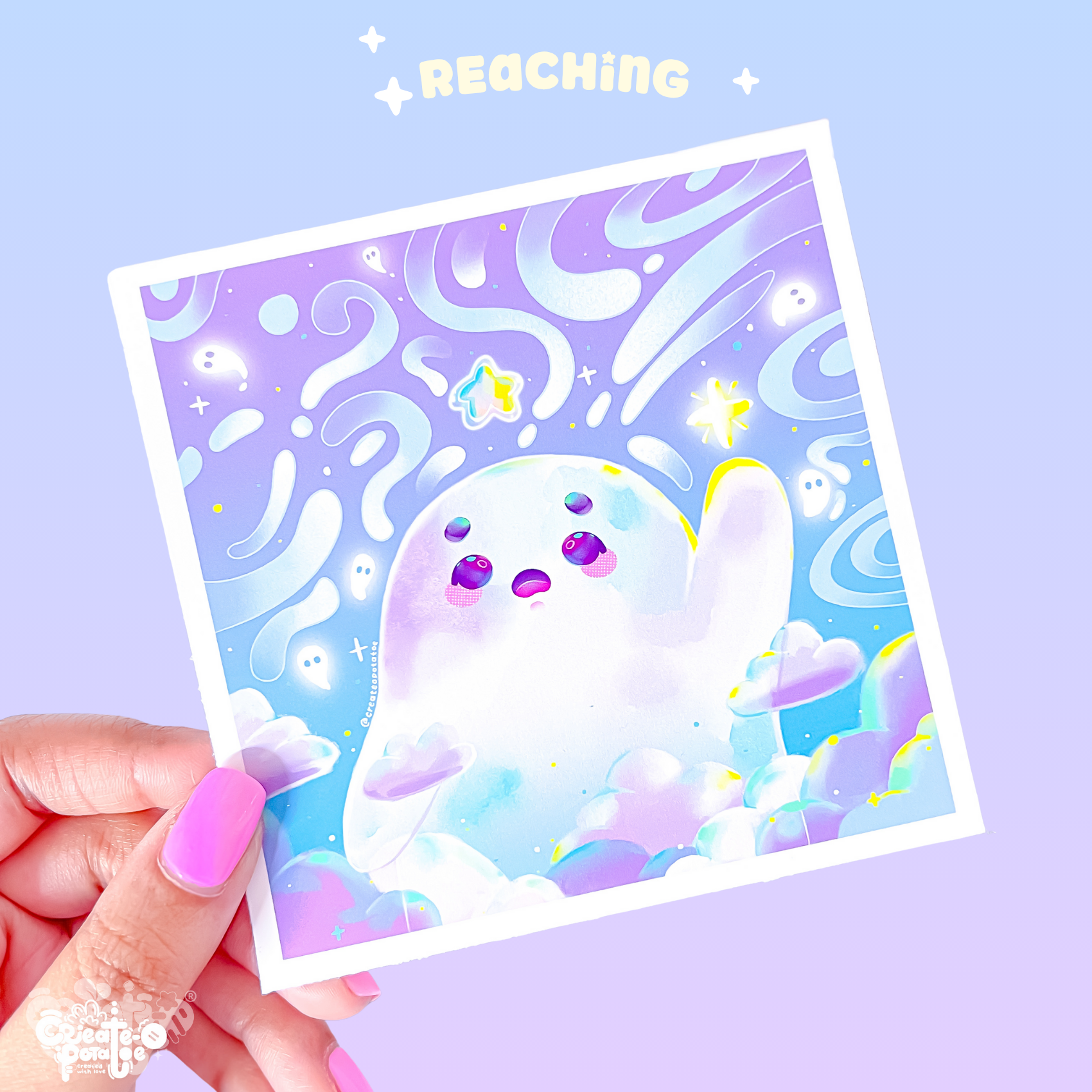 Reaching | art print