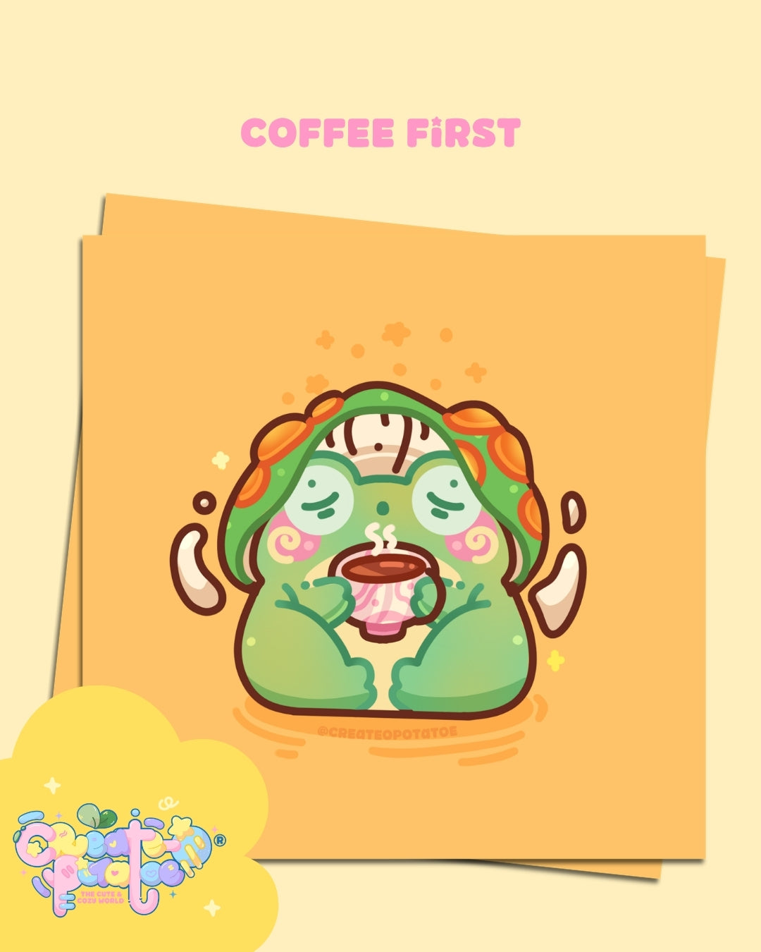 Mushroom Frogs | Satin Art Prints | Office Decor & Home Decor