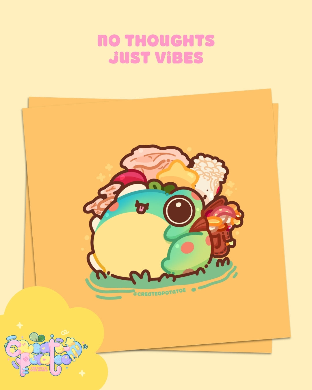 Mushroom Frogs | Satin Art Prints | Office Decor & Home Decor