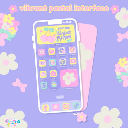 Perfect Pastel Theme | iOS, iPadOS, & android theme | Digital Downloadable
