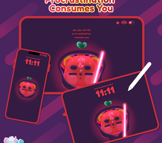 Procrastination Consumes You | iOS, iPadOS, & android compatible