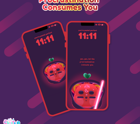 Procrastination Consumes You | iOS, iPadOS, & android compatible