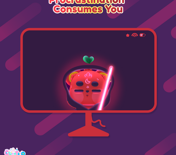 Procrastination Consumes You | iOS, iPadOS, & android compatible